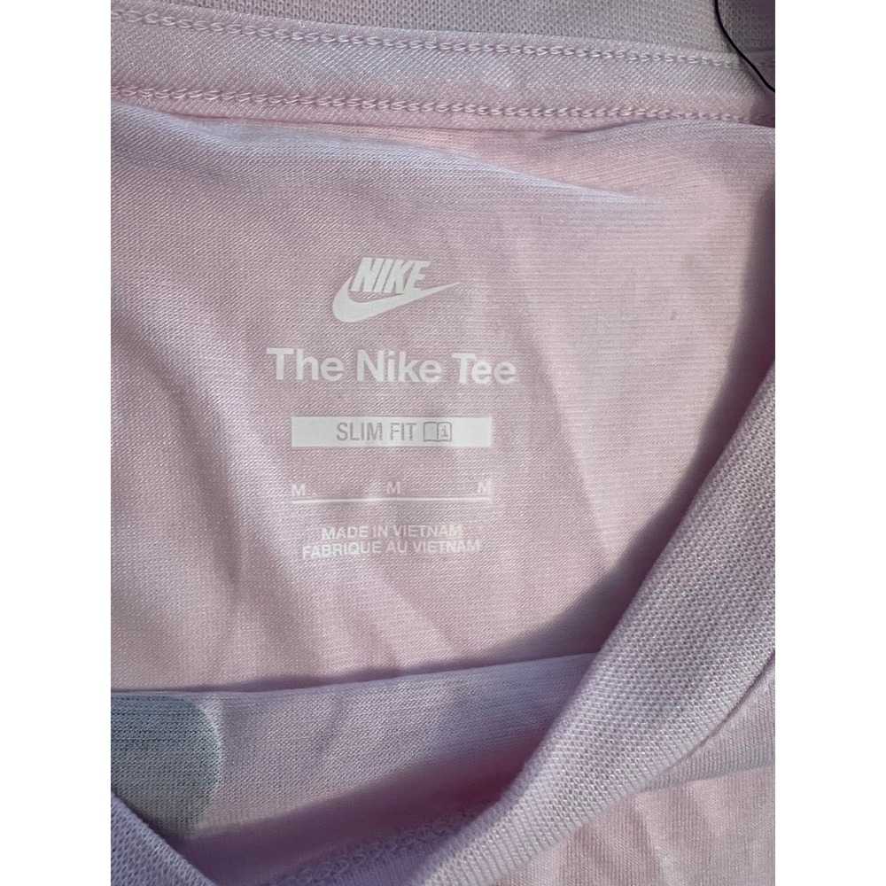 Nike Slim Fit Sportswear Essential Double Swoosh Crop Top Pink Women's Medium - Picture 5 of 10